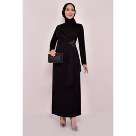 Ayşe Melek 2580 Siyah Abiye Kadın Elbise