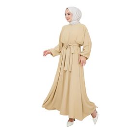 Ayşe Melek 2590 Bej Abiye Kadın Elbise