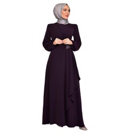 Ayşe Melek 2597 Siyah Abiye Kadın Elbise