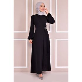 Ayşe Melek 2597 Siyah Abiye Kadın Elbise