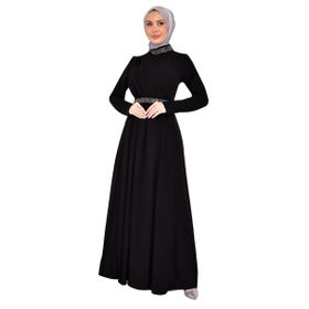 Ayşe Melek 2611 Siyah Abiye Kadın Elbise