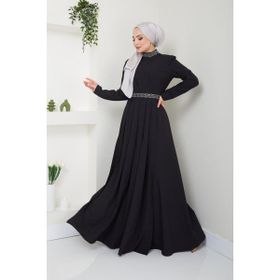 Ayşe Melek 2611 Siyah Abiye Kadın Elbise