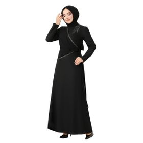 Ayşe Melek 2691 Siyah Abiye Kadın Elbise