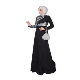 Ayşe Melek 2711 Gümüş Abiye Kadın Elbise
