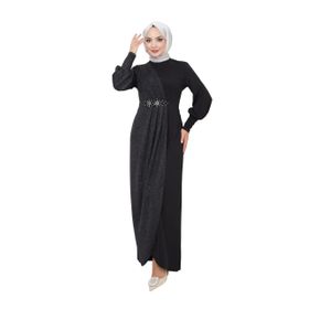 Ayşe Melek 2721 Siyah Abiye Kadın Elbise