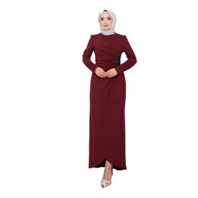 Ayşe Melek 2743 Bordo Abiye Kadın Elbise