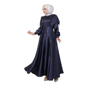 Ayşe Melek 2745 Lacivert Abiye Kadın Elbise