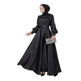 Ayşe Melek 2745 Siyah Abiye Kadın Elbise