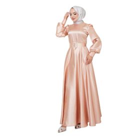Ayşe Melek 2753 Pudra Abiye Kadın Elbise