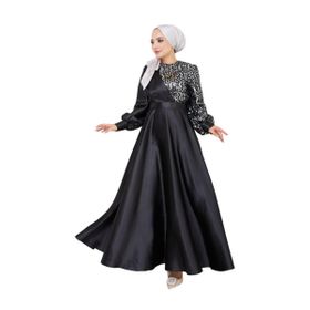 Ayşe Melek 2755 Siyah Abiye Kadın Elbise