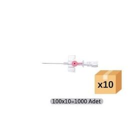 Ayset 20 kg 100 Adet Pembe IV Kanül Intraket Branül