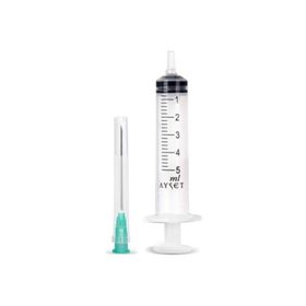 Ayset 5 ml 3P 225 Adet 0.80 x 38 mm Şırınga Enjektör