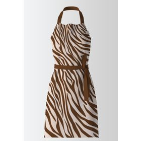 Ayshome Exclusive Zebra Desenli Mutfak Önlüğü