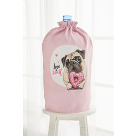 Ayshome Pembe Sevimli Köpek Damacana Kılıfı