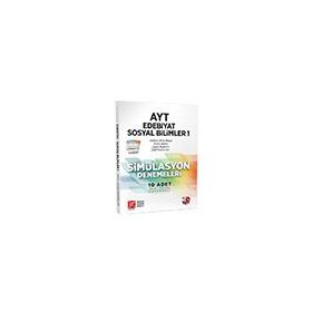 AYT 1 Simülasyon Denemeleri Edebiyat Sosyal Bilimler-3D Yayınları