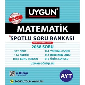AYT 12. Sınıf Spotlu Matematik-Sadık Uygun Yayınları
