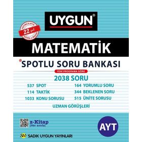 AYT 12. Sınıf Spotlu Matematik-Sadık Uygun Yayınları
