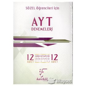AYT 12´li Sözel Deneme Seti Karekök Yayınları