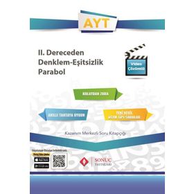AYT 2. Dereceden Denklemler Eşitsizlik Parabol Sonuç Yayınları