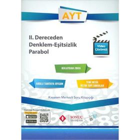 AYT 2. Dereceden Denklemler Eşitsizlik Parabol Sonuç Yayınları