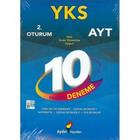 AYT 2 Oturum 10 Fasikül Deneme - Aydın Yayınları