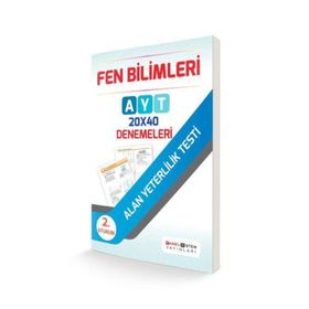 AYT 2. Oturum Fen Bilimleri 20x40 Denemeleri - kollektif