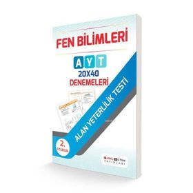 AYT 2. Oturum Fen Bilimleri 20x40 Denemeleri - kollektif