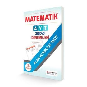 AYT 2. Oturum Matematik 20x40 Denemeleri - kollektif