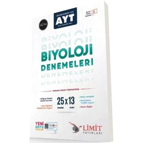 AYT 25`li Biyoloji Deneme Limit Yayınları