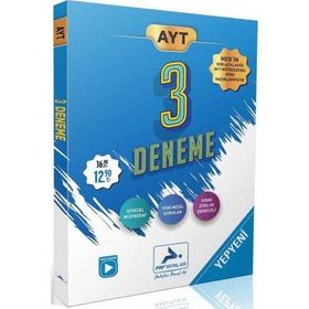 AYT 3 Deneme-PRF Paraf Yayınları