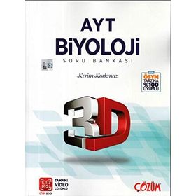 AYT 3D Biyoloji Tamamı Video Çözümlü Soru Bankası Çözüm Yayınları