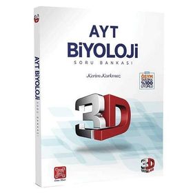 AYT 3D Biyoloji Tamamı Video Çözümlü Soru Bankası Çözüm Yayınları