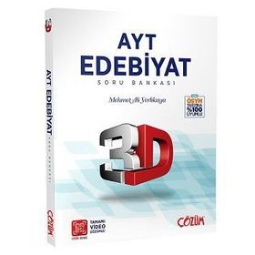 AYT 3D Edebiyat Tamamı Video Çözümlü Soru Bankası Çözüm Yayınları