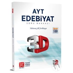 AYT 3D Edebiyat Tamamı Video Çözümlü Soru Bankası Çözüm Yayınları