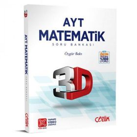 AYT 3D Matematik Tamamı Video Çözümlü Soru Bankası Çözüm Yayınlar
