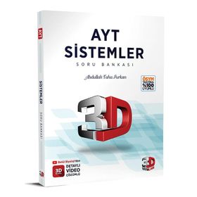 AYT 3D Sistemler Soru Bankası Video Çözümlü - 3D Yayınları