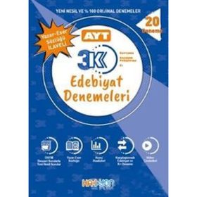 AYT 3K Edebiyat Denemeleri 20 Deneme Katyon Yayınları