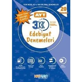 AYT 3K Edebiyat Denemeleri 20 Deneme Katyon Yayınları