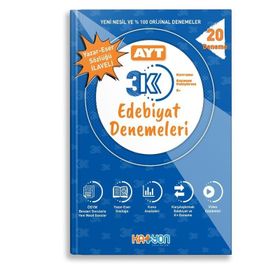 AYT 3K Edebiyat Denemeleri 20 Deneme Katyon Yayınları