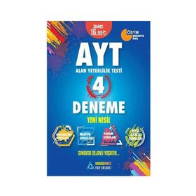 AYT 4 Deneme-Sıradışıanaliz Yayınları