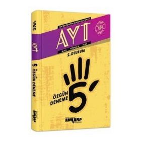 AYT 5 Özgün Deneme Ankara Yayıncılık