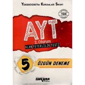 AYT 5 Özgün Deneme Ankara Yayıncılık