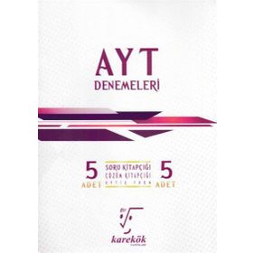 AYT 5'li Çözümlü Denemeleri Karekök Yayınları