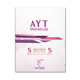 AYT 5'li Deneme Seti - Karekök Yayınları