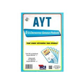 Ayt 5li Deneme Sınavı Paketi Açı Yayınları