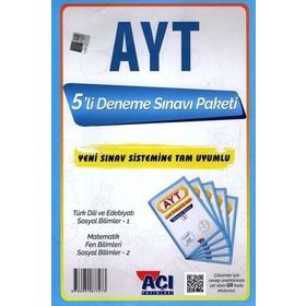 Ayt 5li Deneme Sınavı Paketi Açı Yayınları