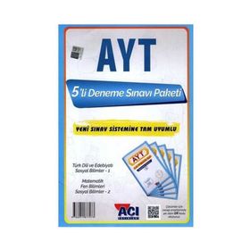 Ayt 5li Deneme Sınavı Paketi Açı Yayınları
