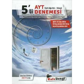 AYT 5'li Eşit Ağırlık Sözel Denemesi Kafadengi Yayınları