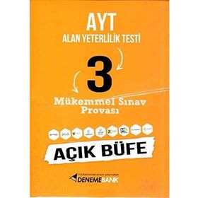 Ayt Açık Büfe 3 Mükemmel Sınav Provası-DenemeBank Yayınları