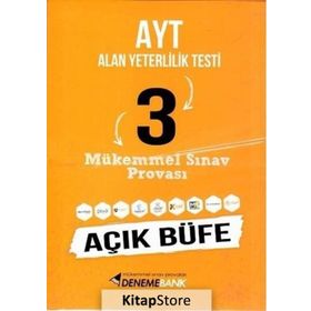 Ayt Açık Büfe 3 Mükemmel Sınav Provası-DenemeBank Yayınları